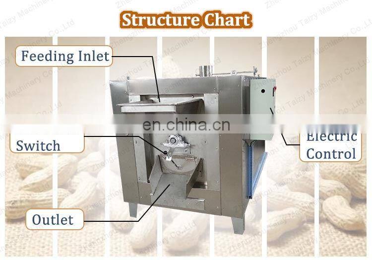 industrial cashew nut sunflower seeds roaster oven pistachio peanut nut roasting machine