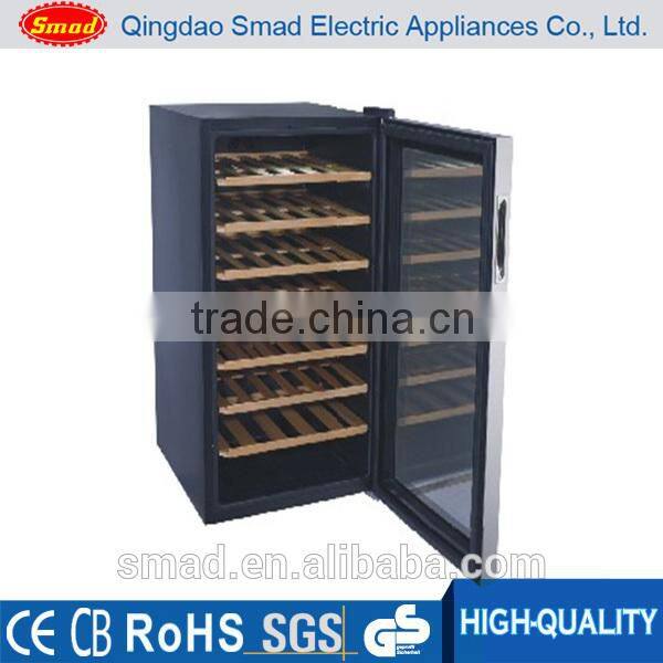 23L/12 bottles single zone metal thermoelectric wine cooler/ wine refrigerator LED display BCW-23B
