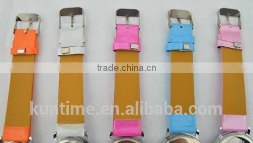 fashion promotion gift watches with quartz analog movt, stainless steel case back