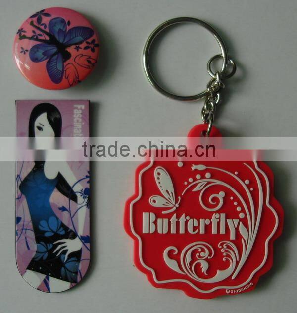 Magnetic bookmark set