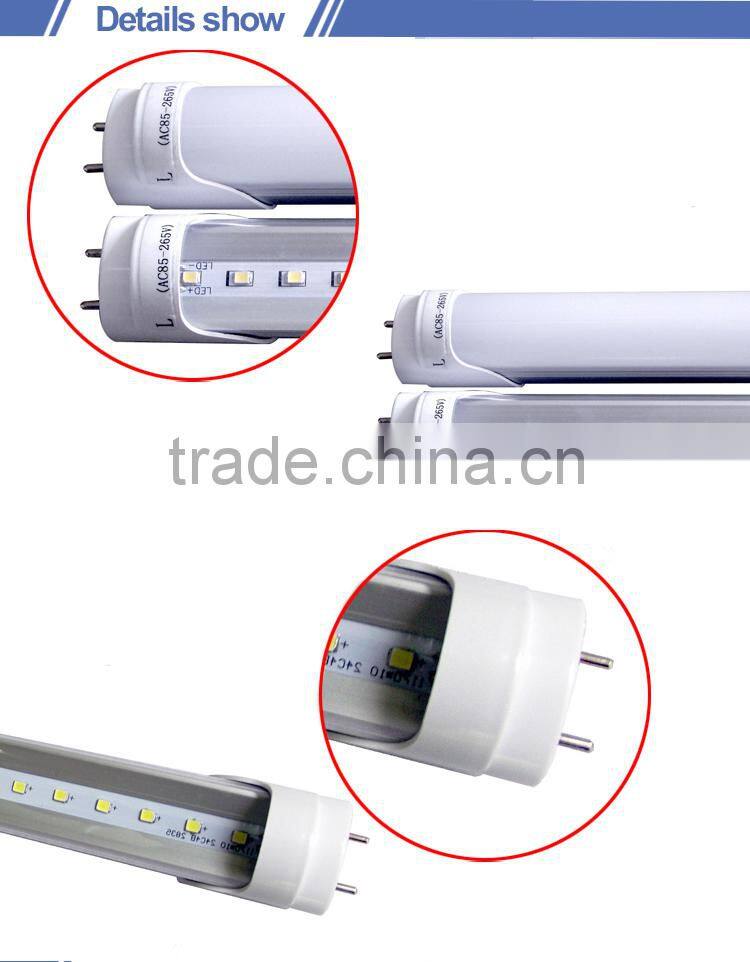 2015 alibaba best-selling high quality cheap price g13 base epistar smd uv 18w led tube t8 light