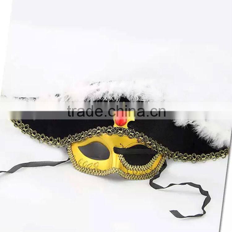 custom halloween venetian Pirate mask party supplies