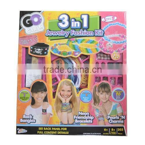 Arts & crafts kit Make your fashion jewelry set for kids and young girls