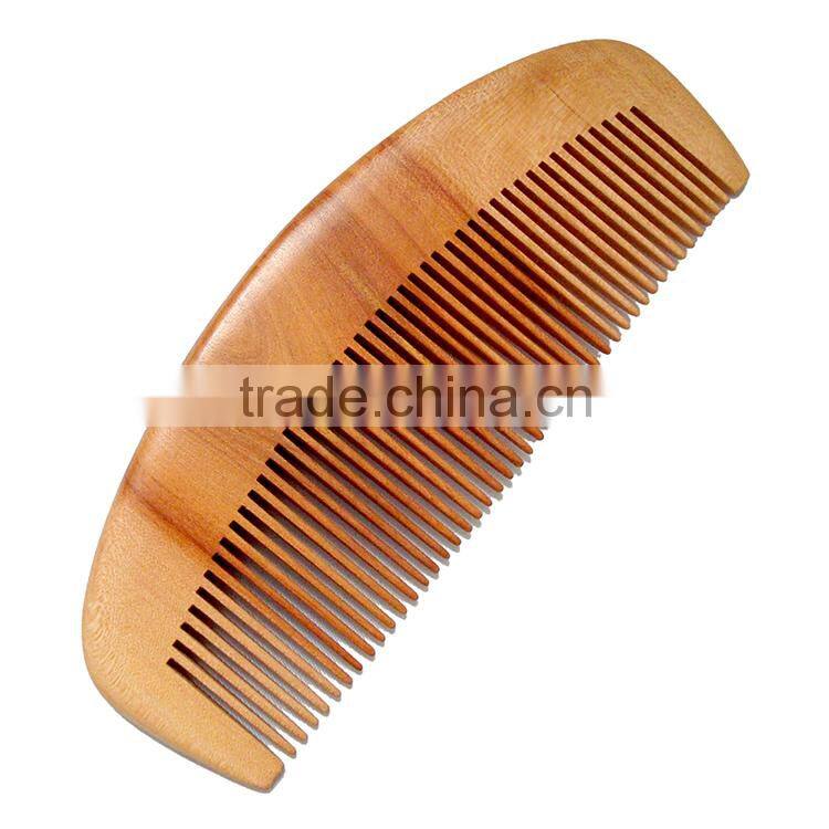 New Beard Comb Wood ,Hair Wooden Comb With Laser Logo