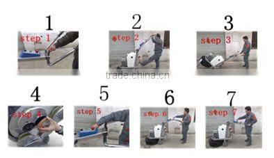 JL1400 epoxy torrazzo cement concrete grinding polishing machine