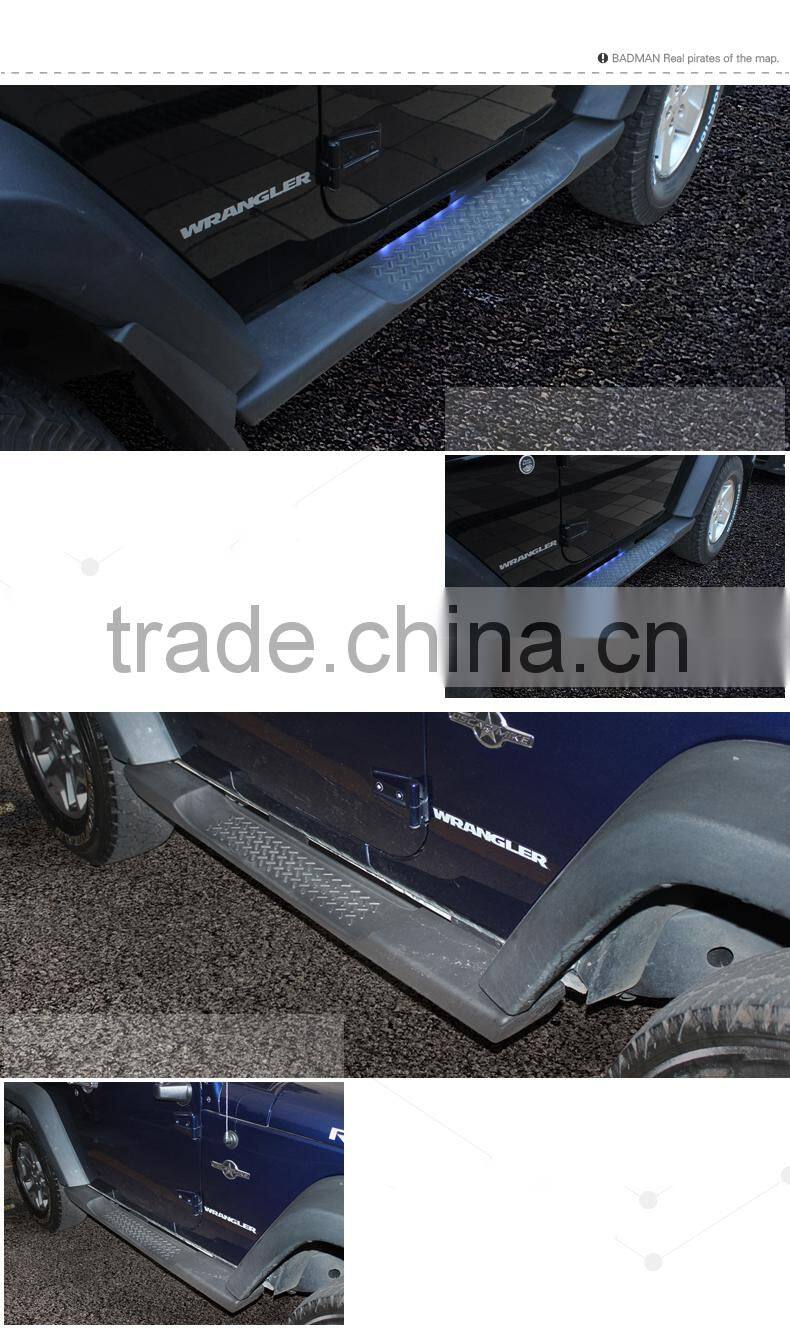 High quality Running Board From Carsion Side Step for Jeep Wrangler 2 Door