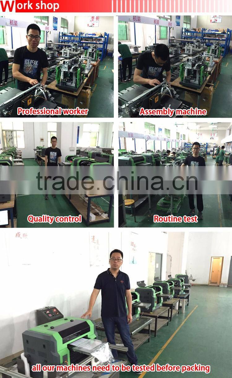 A3/A4 size flatbed hot sale digital garment printing machine for Tshirt printing good quality