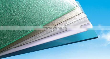 10 years' guarantee polycarbonate solid sheet for parking lots