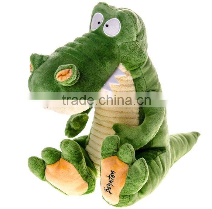 hot selling stuffed slippers/stuffed slippers of alligator shape