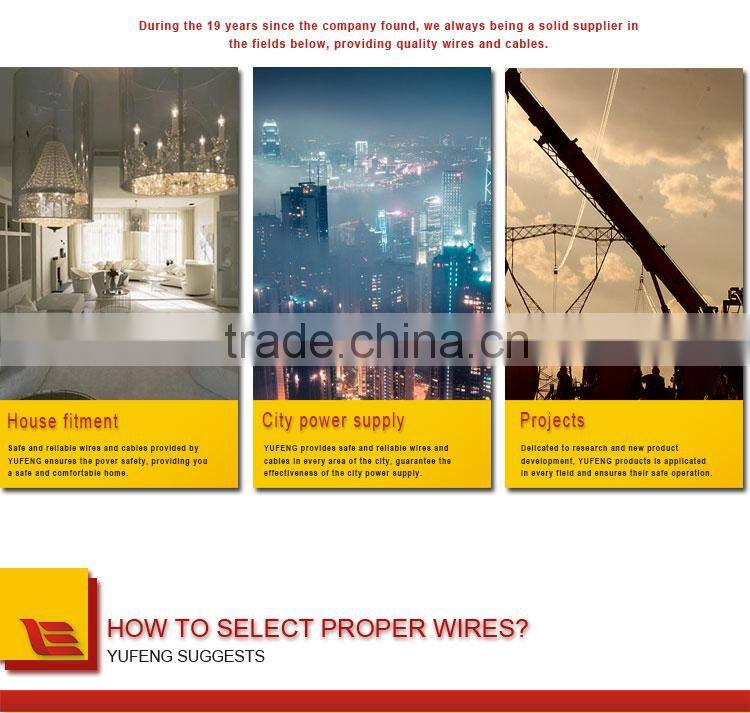 Energy Wire/Copper/PVC 450/750V Insulated Electric Wires