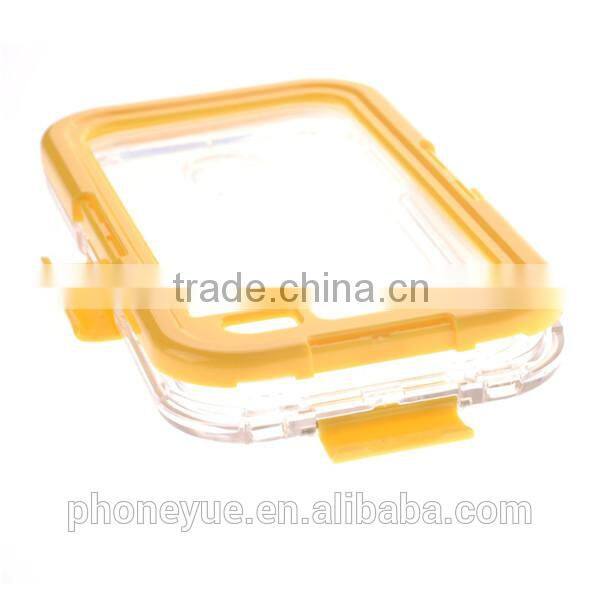 pc+silicone waterproof snowproof dirtproof cell phone display case