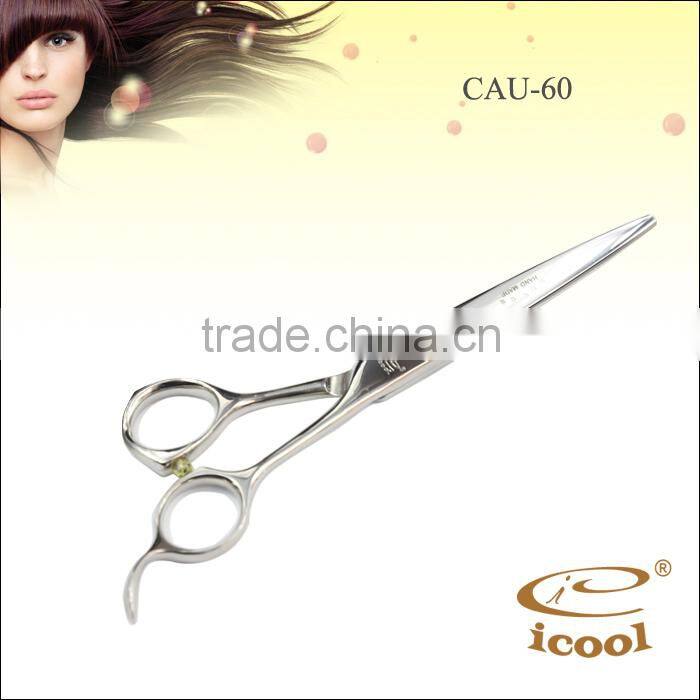 CAU-60(632T) Straight Blade Type and Hair Application professional barber scissors