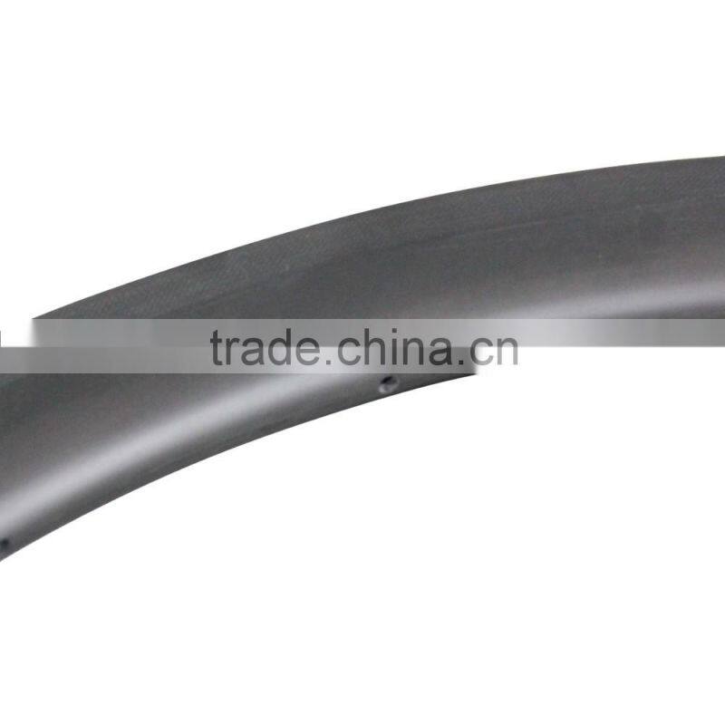 40mm clincher road bike rims carbon fiber bicycle rim W40C