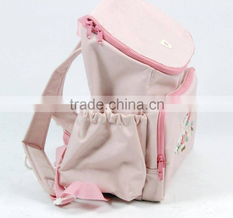 Hot Sale Pink Color Cute Design School Bag Cartoon Backpack For Child