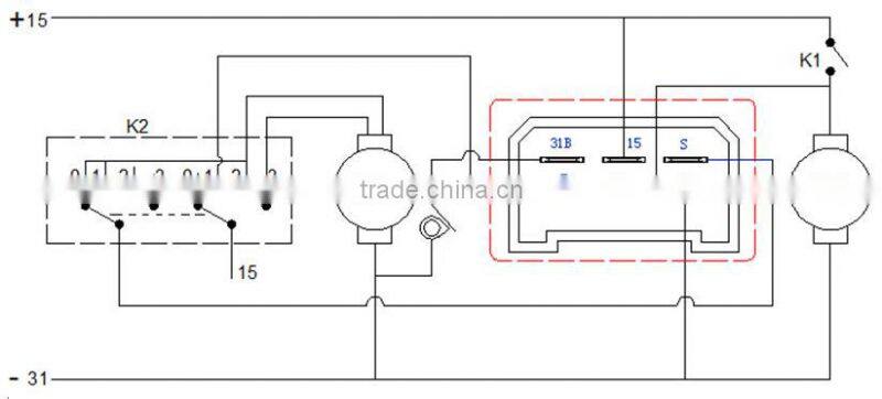 Automotive relay Wiper Relay for heavy truck 12V WM WR02