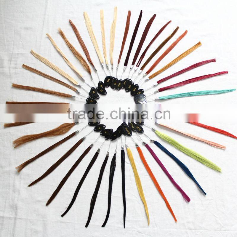 Fashionable silk straight brazilian micro ring loop hair extensions