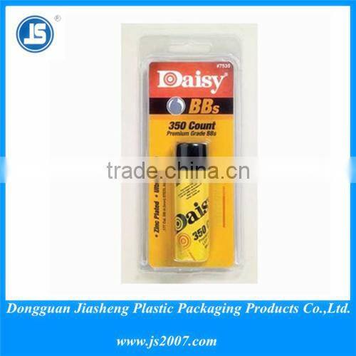 PVC PS Plastic packaging clamshell card for electronic