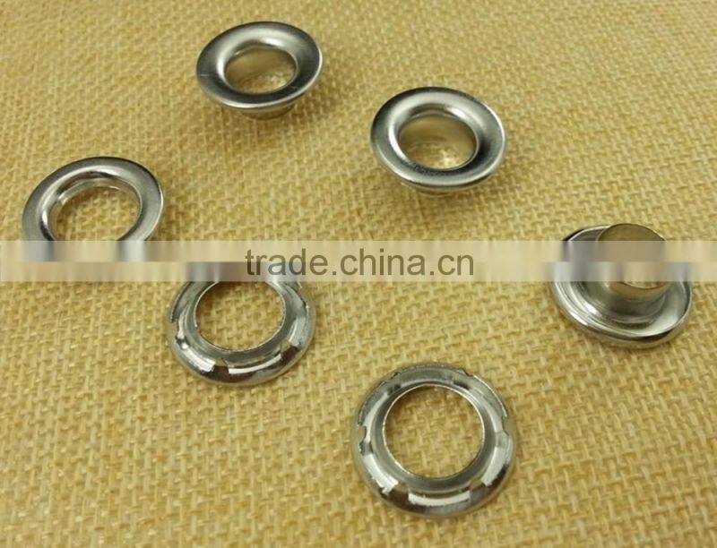 High Quality Rolled Rim Metal Eyelet with claws washer ---- 15713