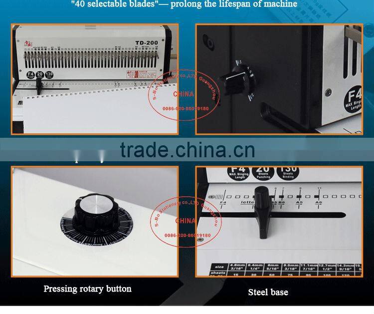 Perfect wire binding machine wire binder