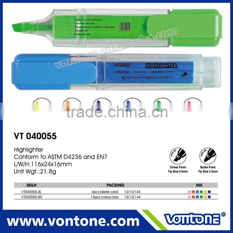 recycled highlighter set