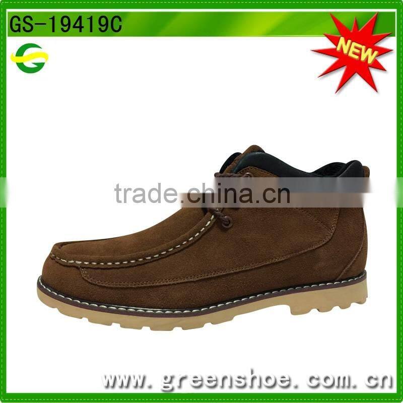 mid top suede leather dress shoes for men