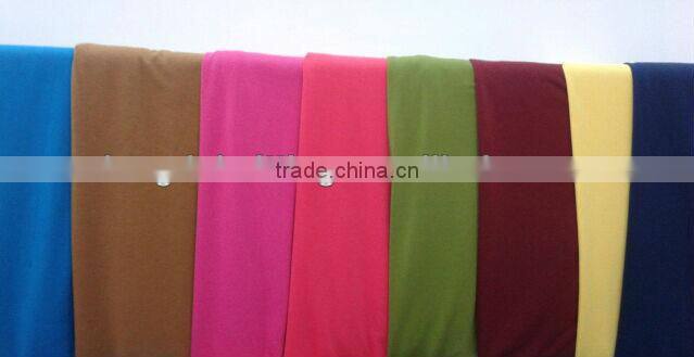 CVC soid dye french terry fabric