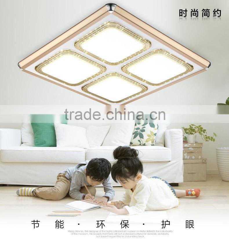 2016 hot sales square aluminum ceiling light for living room ceiling light