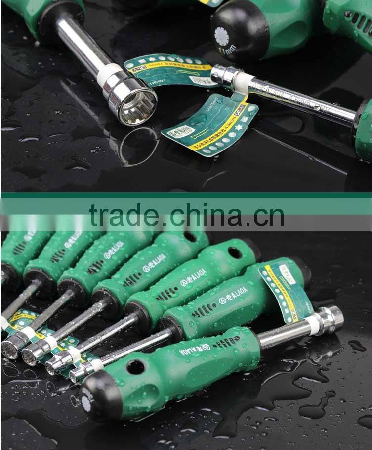 LAOA12 Angle Torx CR-V Mulction Socket Screwdriver Rubber Handle Screw Driver tool Arbor hardening Antislip Metal For Hex Screw