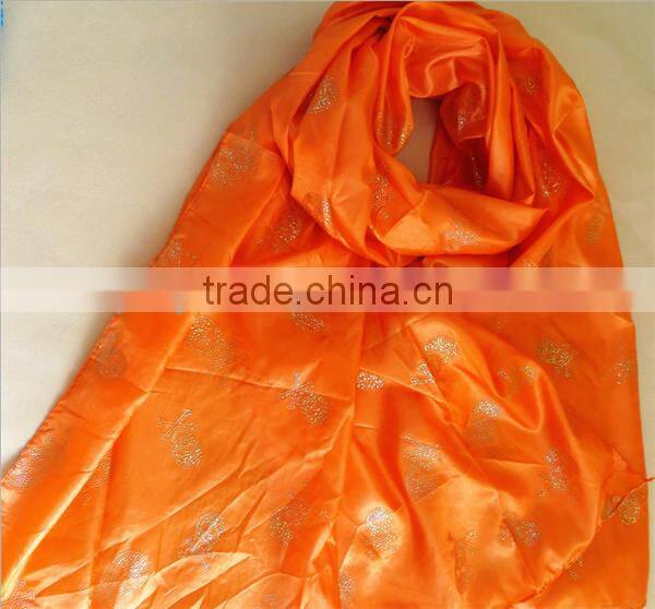 import custom design soft chinese digital print silk scarf