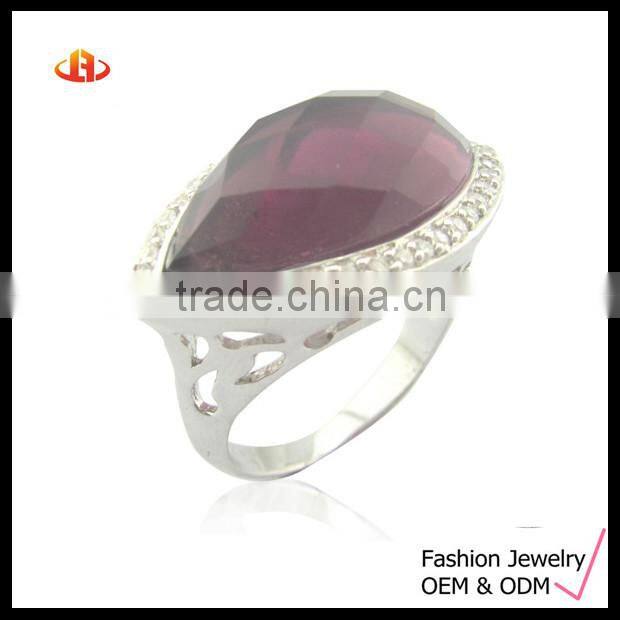 Dedicate Silver Ruby Platinum Ring
