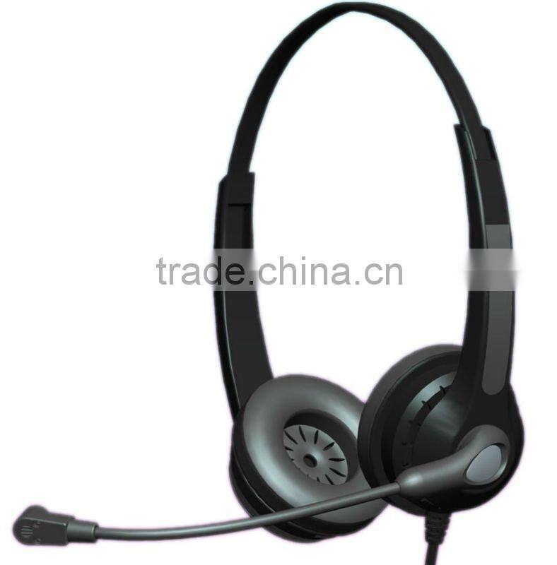 Call center communication headset