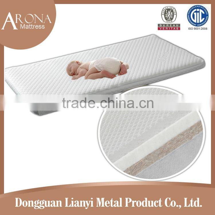 2016 new environmental protection comfort coconut fibre crib baby mattress top
