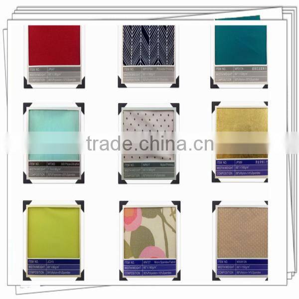 polyester spandex peach skin 4 way stretch linen fabric