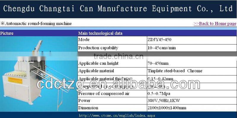 automatic Can rounding machine