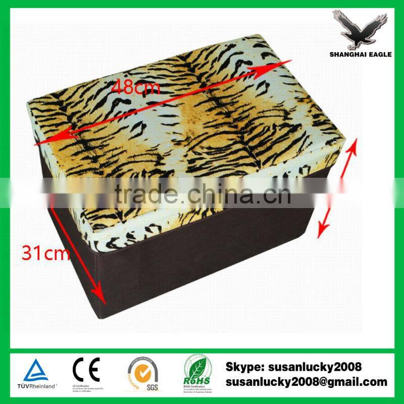 Storage Seat Stool with Logo Printed (diectly from factory)