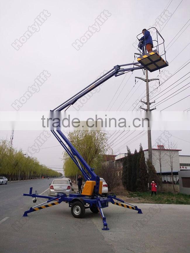 16 m CE cheap sale china genie boom lift/telescopic work platform