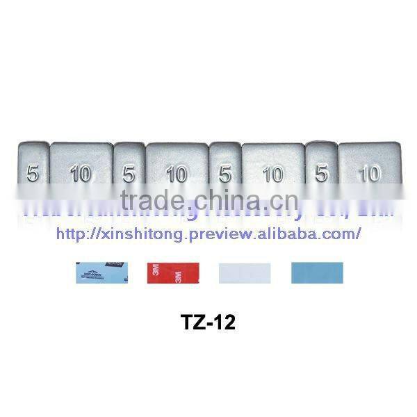 ZN plated and plastic coated wheel balance weight