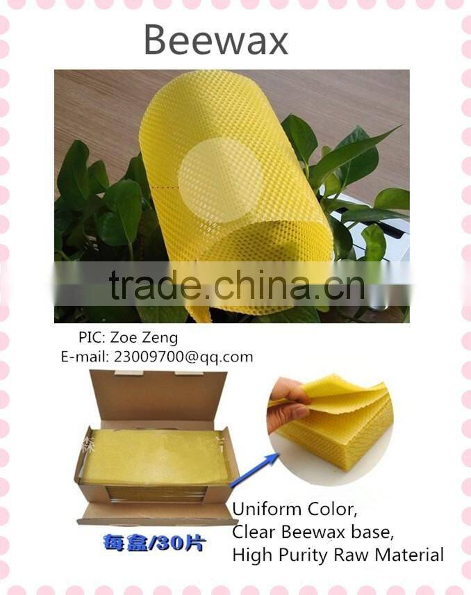 high purity beeswax comb foundation sheet/bulk beeswax sheets apis mellifera beeswax comb foundation