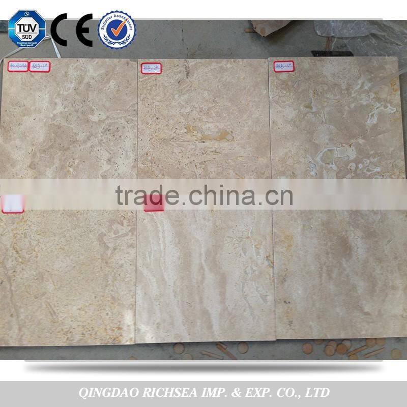 Honed beige 60*60 travertine tile