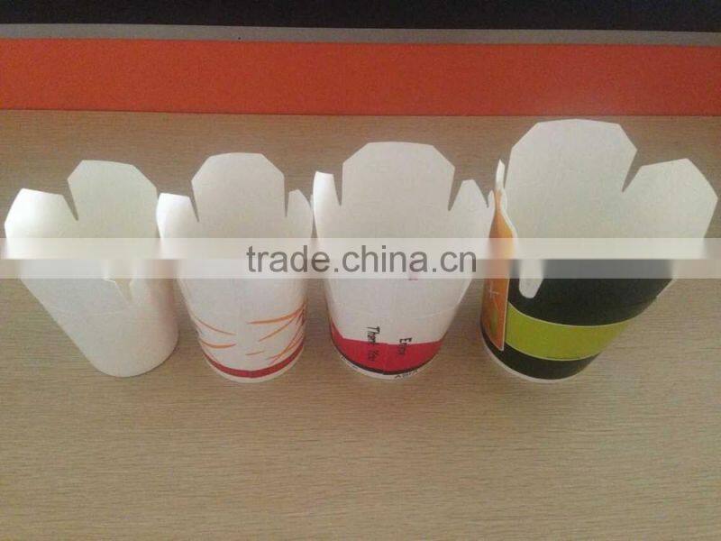 hot selling customized disposable food grade takeaway food paper packaging