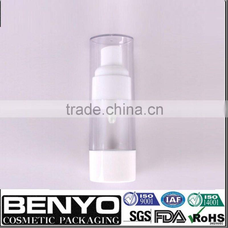 2016 hot stamping hot selling black airless bottle