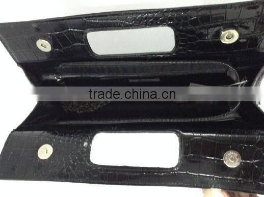 fasion croco leather purse mighty women metal chain sexy purse bags