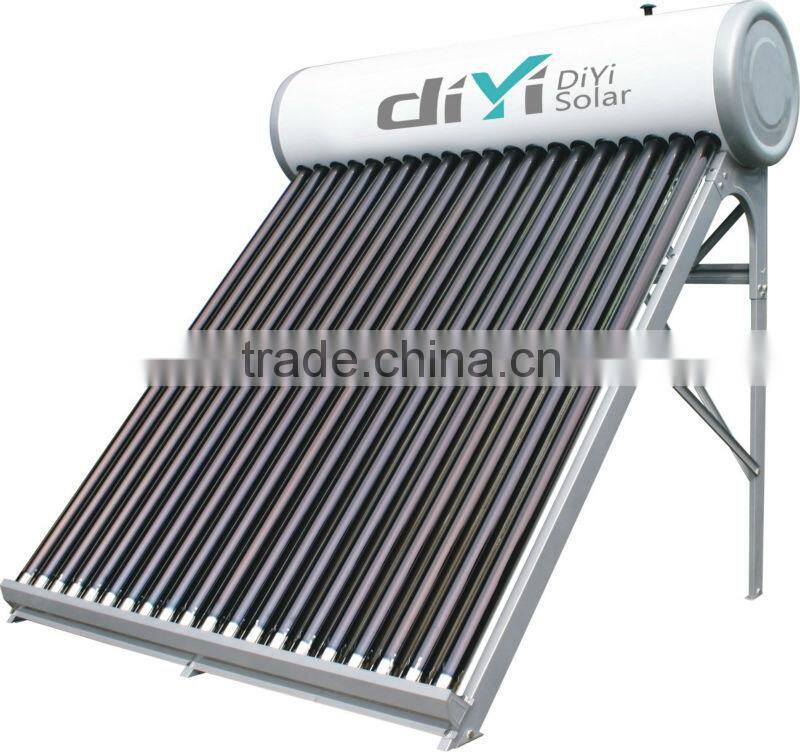 low pressure vacuum tube solar water heater with Inmetro certification