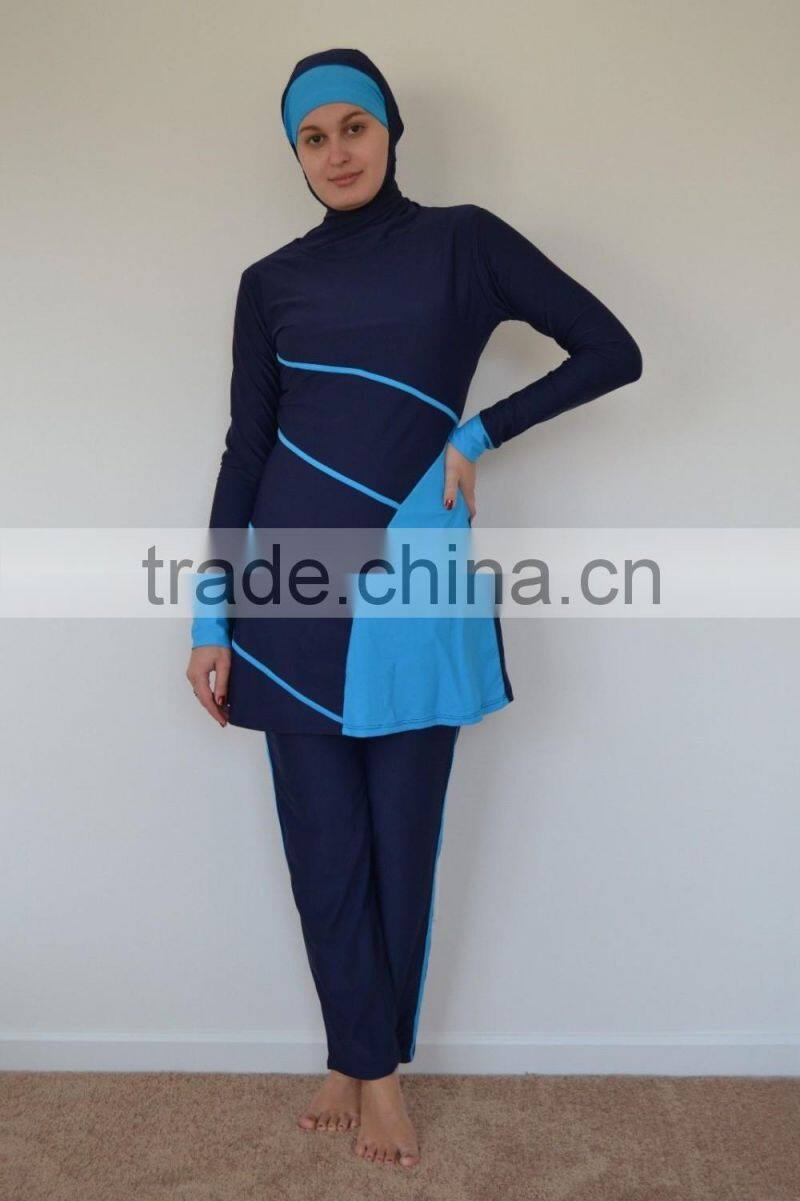 arabic women muslim islamic modest full cover swimsuit abaya
