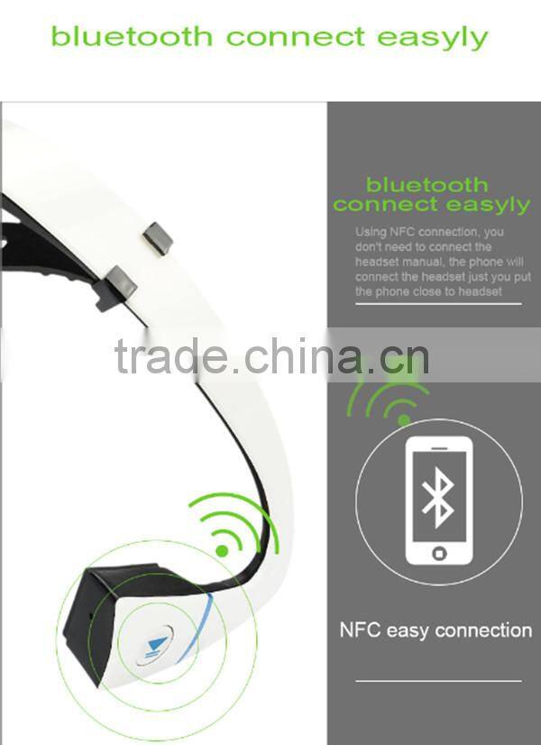 2015 New Popular Wireless Stereo Bone Conduction Bluetooth Headset