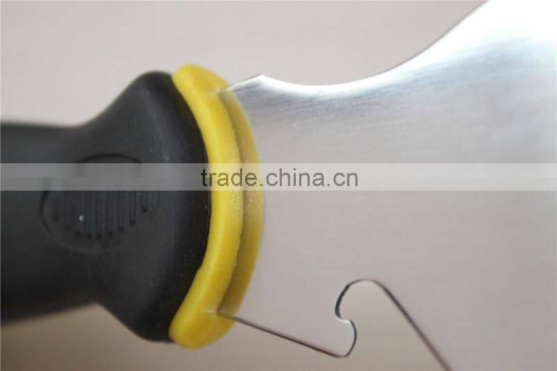 6 in 1 PUTTY KNIFE with rubber handle