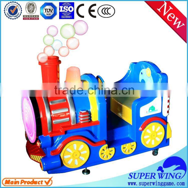 Amusement kiddie ride Coin operated horse racing game machine indoor kids crazy 3D horse racing