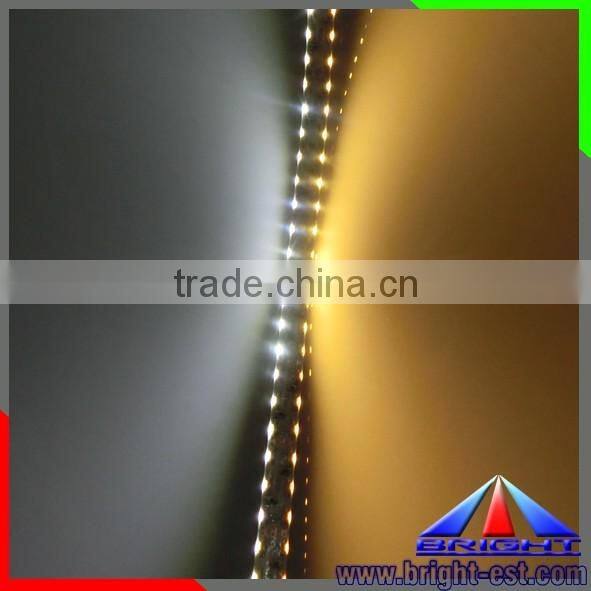 White color led ribbon flexible led light strip double color double row side view led strip led 3014
