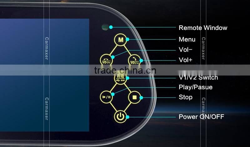 carmaxer manufacturer 7inch chrome rear view mirror