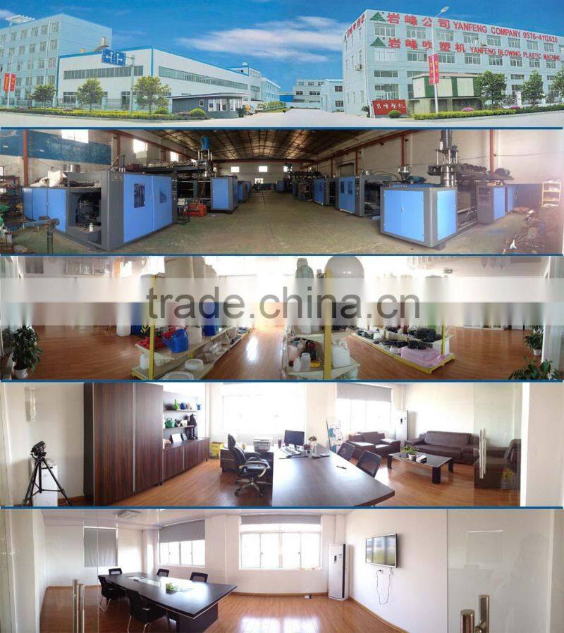 4 cavity semi-auto blow molding machine